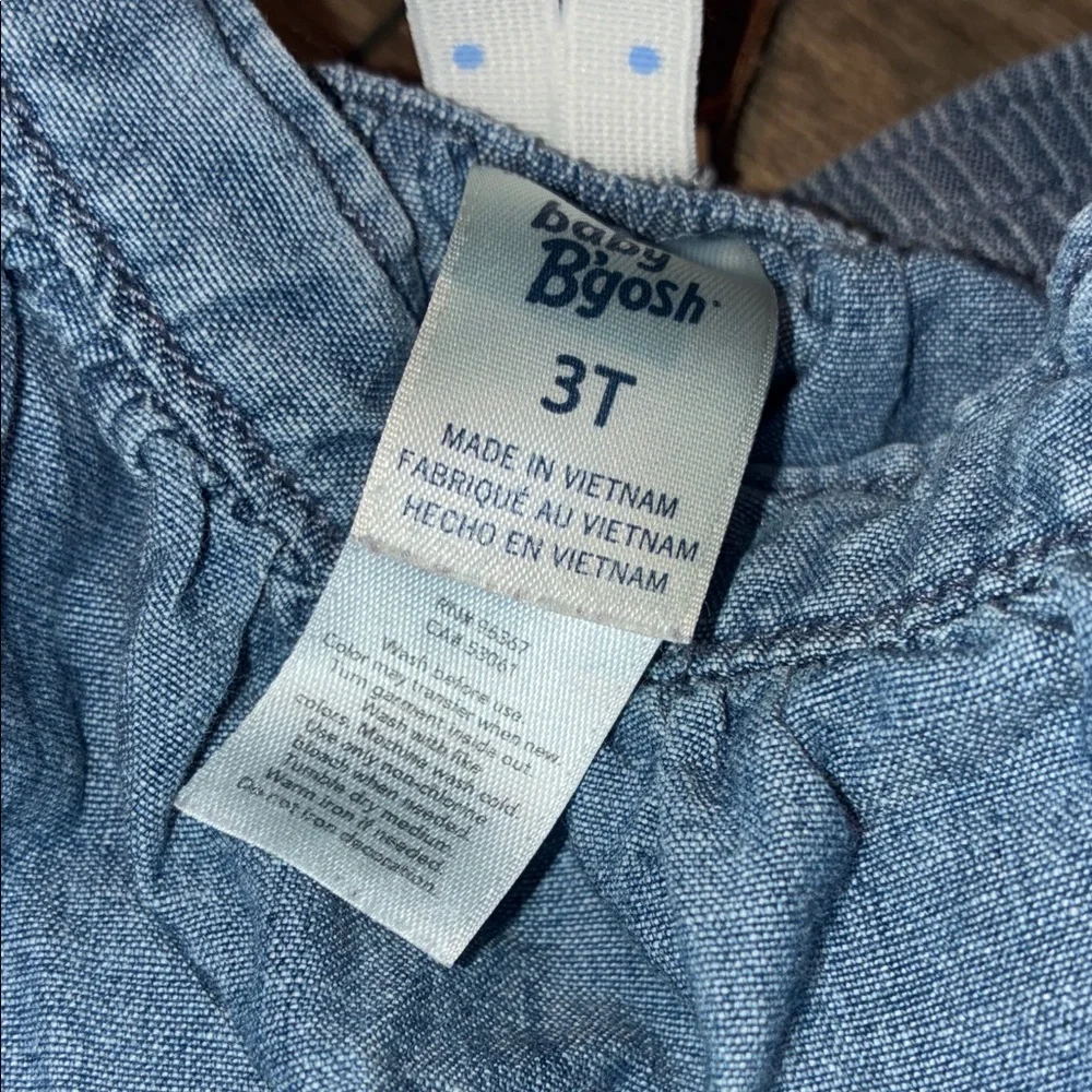 Charming Denim Diaper Cover with Suspenders